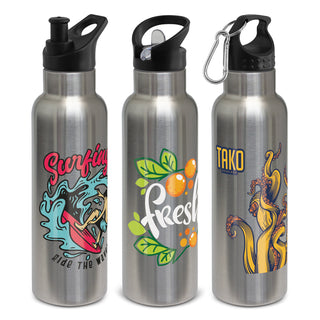 Fiord Vacuum Bottle - Stainless (Black)