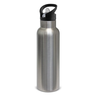 Fiord Vacuum Bottle - Stainless (Black) — Flip Valve Lid