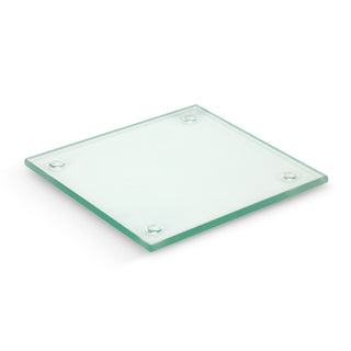 Agogo Venice Single Glass Coaster - Square (Clear)