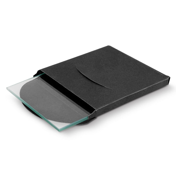 Clarity Single Glass Coaster - Square (Clear)