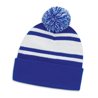 Printwear Commodore Beanie with Pom Pom (Royal Blue)