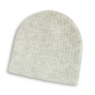 Printwear Nebraska Heather Cable Knit Beanie (Ash)