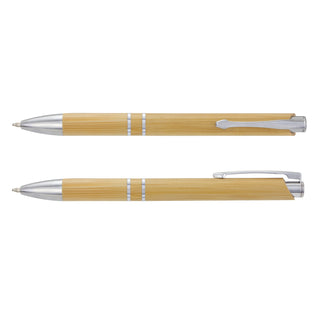 Agogo Panama Bamboo Pen (Natural/Silver)