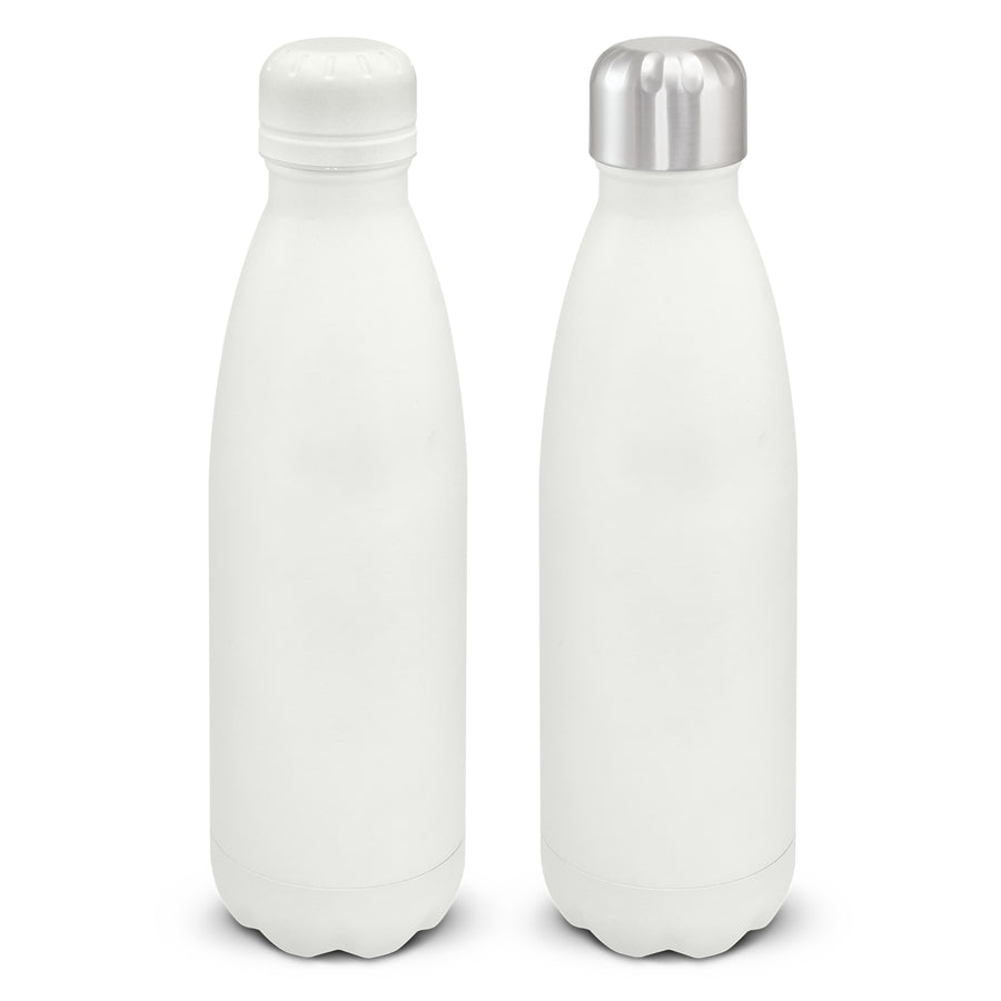 Mirage Powder Coated Vacuum Bottle (White)