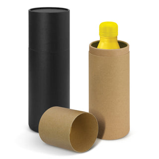 Mirage Powder Coated Vacuum Bottle (Black) — Gift Tubes