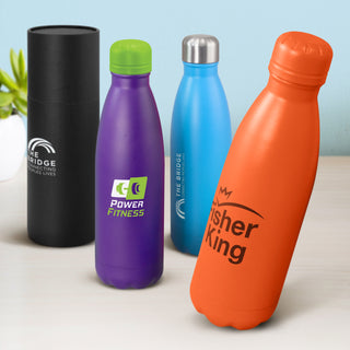 Mirage Powder Coated Vacuum Bottle (Sage) — Feature