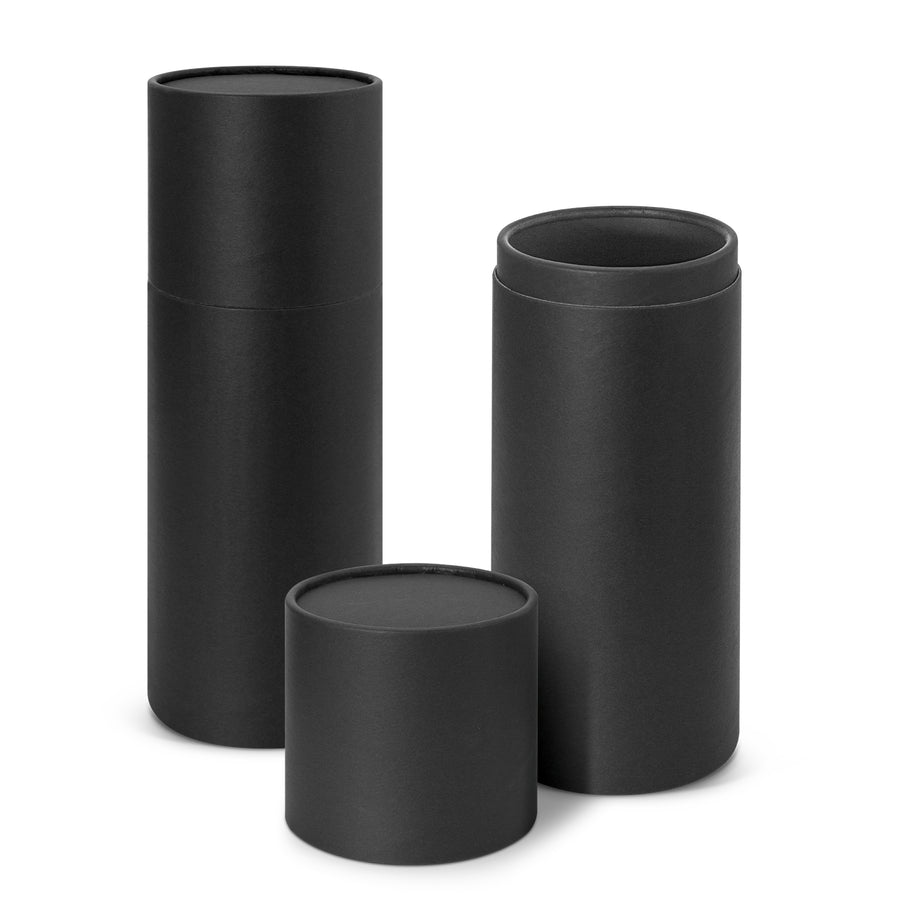 Cylinder Drink Bottle Gift Tube - Large (Black)