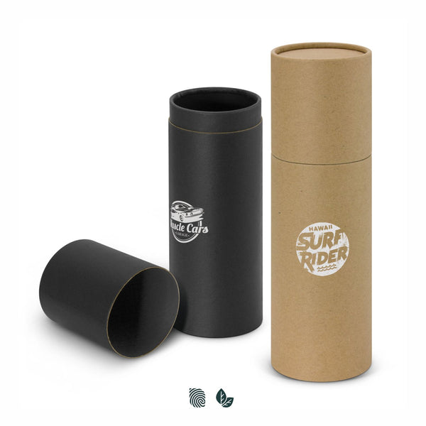 Cylinder Drink Bottle Gift Tube - Small (Black)