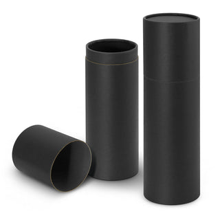 Cylinder Drink Bottle Gift Tube - Small (Black)