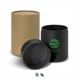 Cylinder Reusable Cup Gift Tube (Black) — Impact Aware
