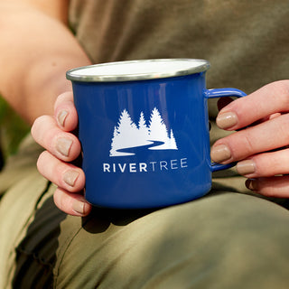 Agogo Bendigo Enamel Mug (Navy)