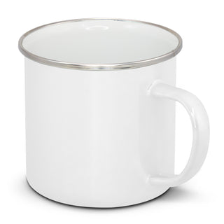 Agogo Bendigo Enamel Mug (White)