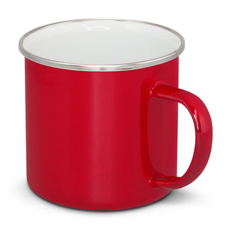 Agogo Bendigo Enamel Mug (Red)