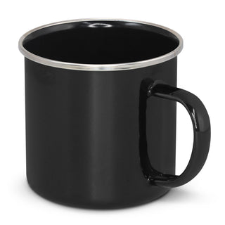 Agogo Bendigo Enamel Mug (Black)