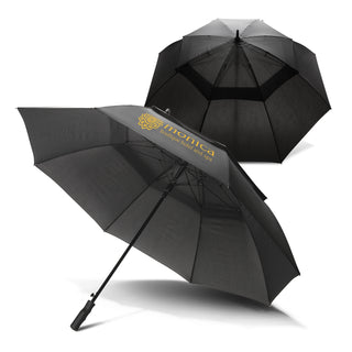 Swiss Peak Tornado 76cm Storm Umbrella (Black)