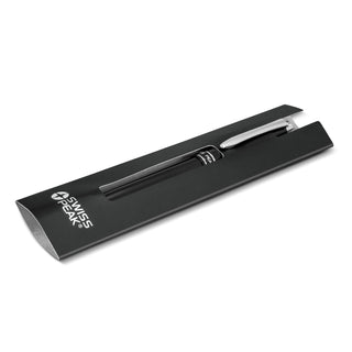Swiss Peak Heritage Ballpoint Pen (Black) — Black sleeve