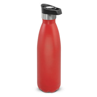 Agogo Mirage Powder Coated Vacuum Bottle - Push Button Lid (Red)