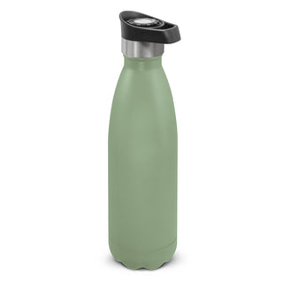 Agogo Mirage Powder Coated Vacuum Bottle - Push Button Lid (Sage)