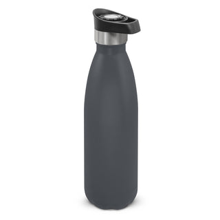 Agogo Mirage Powder Coated Vacuum Bottle - Push Button Lid (Charcoal)