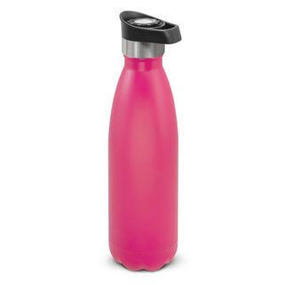 Agogo Mirage Powder Coated Vacuum Bottle - Push Button Lid (Pink)