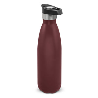 Agogo Mirage Powder Coated Vacuum Bottle - Push Button Lid (Burgundy)