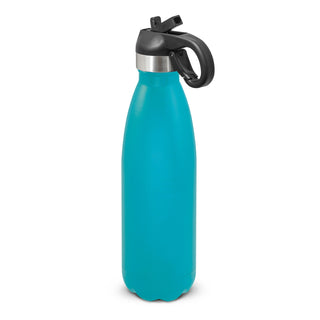 Agogo Mirage Powder Coated Vacuum Bottle - Flip Lid (Light Blue)