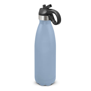 Agogo Mirage Powder Coated Vacuum Bottle - Flip Lid (Pale Blue)