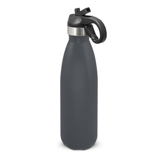 Agogo Mirage Powder Coated Vacuum Bottle - Flip Lid (Charcoal)