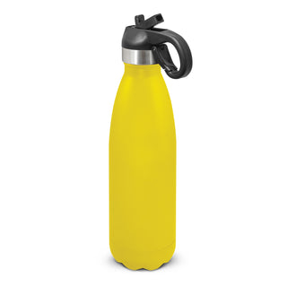 Agogo Mirage Powder Coated Vacuum Bottle - Flip Lid (Yellow)