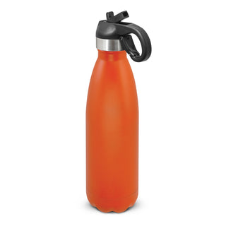 Agogo Mirage Powder Coated Vacuum Bottle - Flip Lid (Orange)