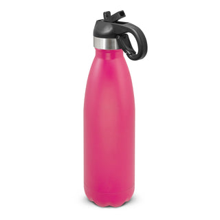 Agogo Mirage Powder Coated Vacuum Bottle - Flip Lid (Pink)