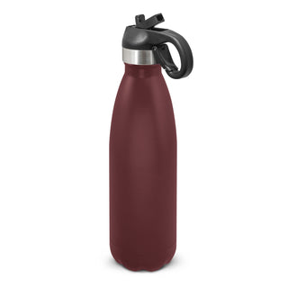 Agogo Mirage Powder Coated Vacuum Bottle - Flip Lid (Burgundy)