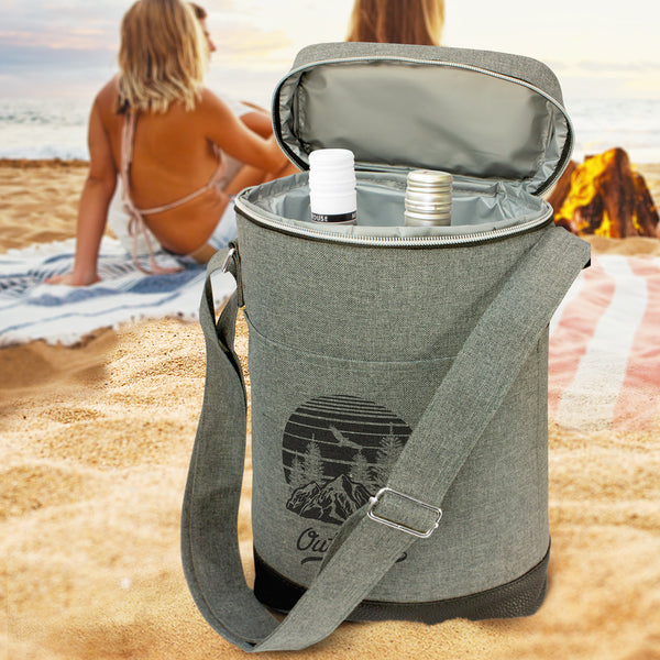 Fjord Wine Cooler Bag (Grey/Black)