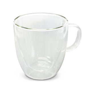 Agogo Riviera Double Wall Glass Cup (Clear)