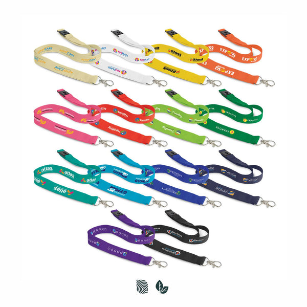 Linen Lanyard (Dark Blue)