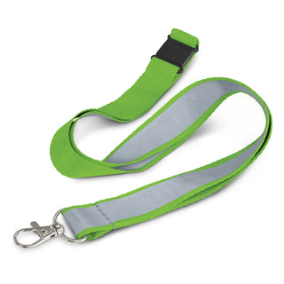 Agogo Reflector Lanyard (Bright Green)