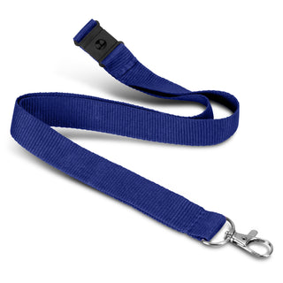 Agogo Soft Touch Logo Lanyard (Dark Blue)