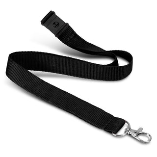 Agogo Soft Touch Logo Lanyard (Black)