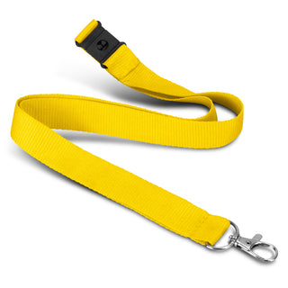 Agogo Soft Touch Logo Lanyard (Yellow)