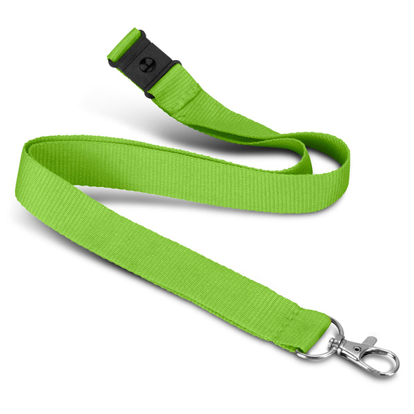 Velour Lanyard (Bright Green)