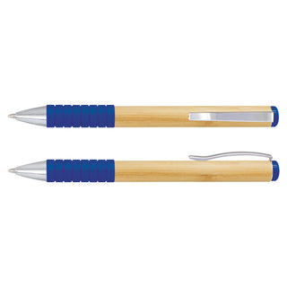 Agogo Bamboo Twist Pen (Royal Blue)