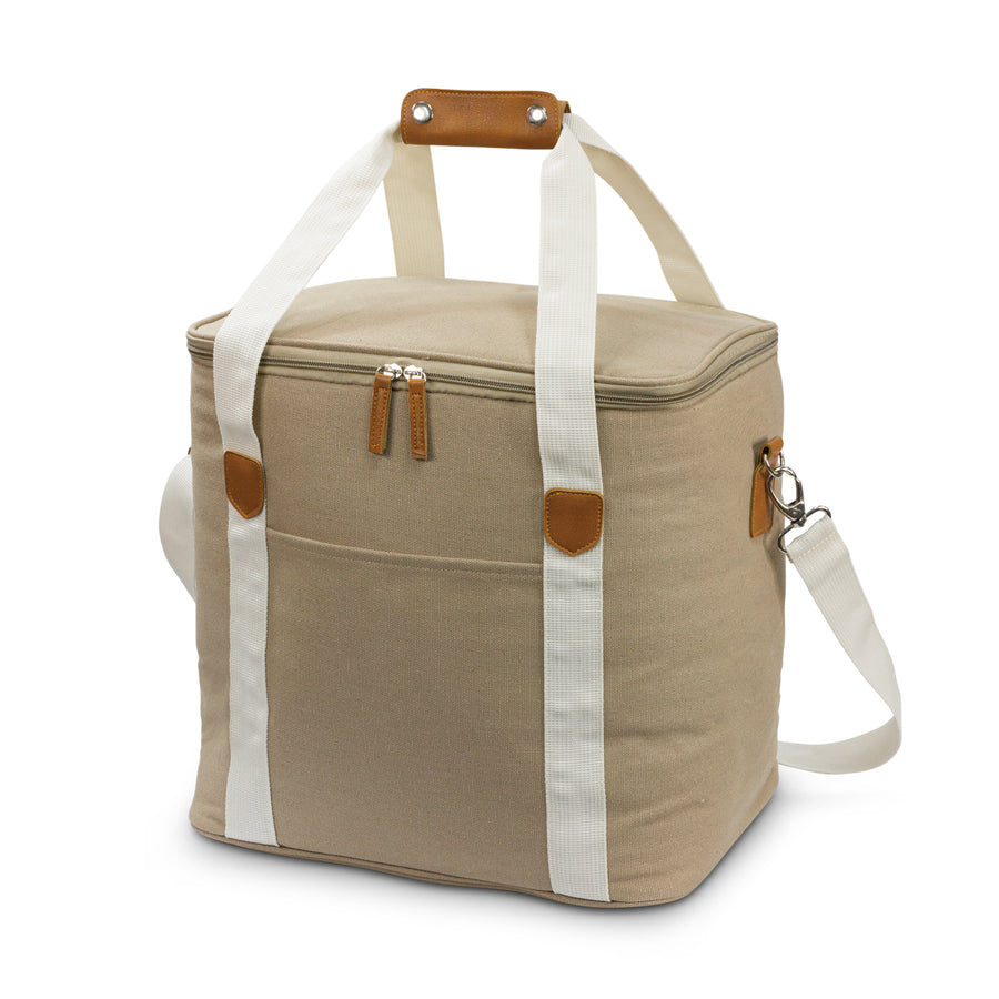 Canvas Cooler Bag (Beige)