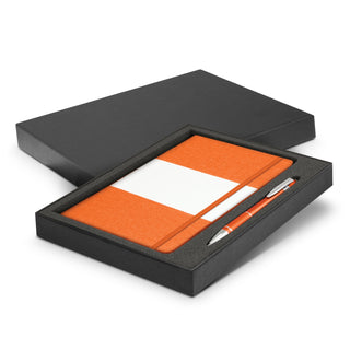 Agogo Alexis Notebook and Pen Gift Set (Orange)