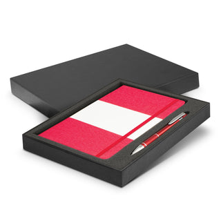 Agogo Alexis Notebook and Pen Gift Set (Red)