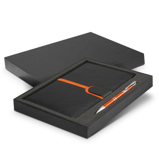 Agogo Andorra Notebook and Pen Gift Set (Orange)