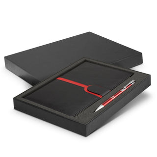 Agogo Andorra Notebook and Pen Gift Set (Red)