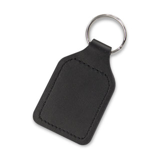 Agogo Prince Leather Key Ring - Square (Black)