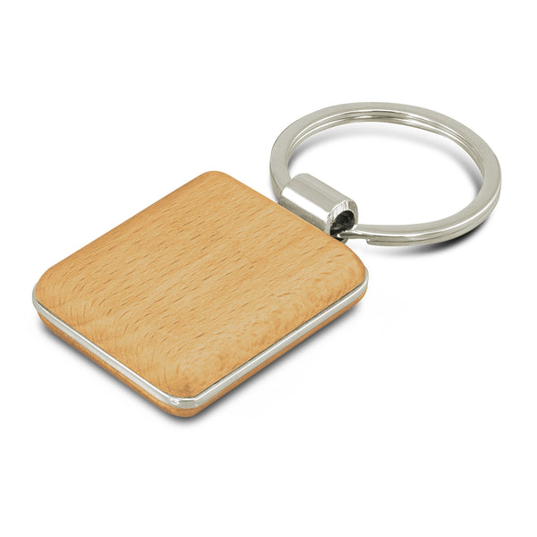Kauri Key Ring - Square (Natural)