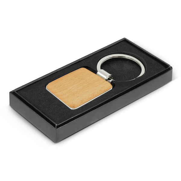 Kauri Key Ring - Square (Natural)