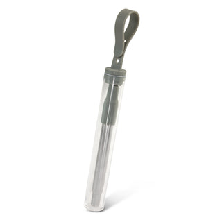 Agogo Telescopic Straw with Case (Grey)